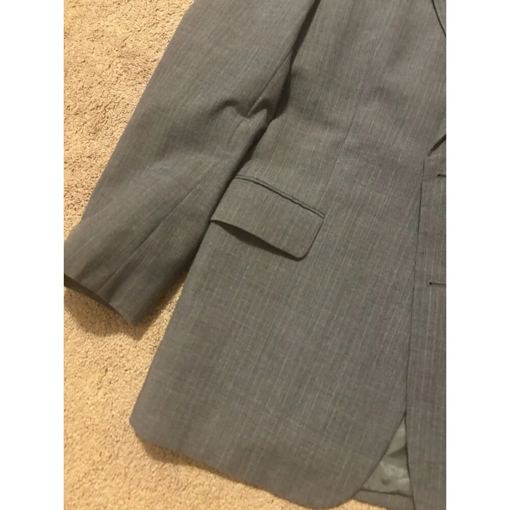 Andhurst Gray Suit Jacket Used 42L Made In Romania